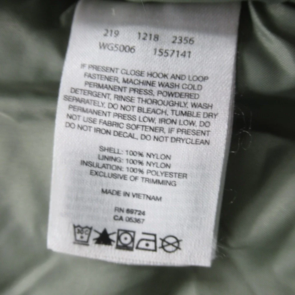Columbia Horizon Ride Jacket Girls Large 14/16 Green Printed Insulated Hooded